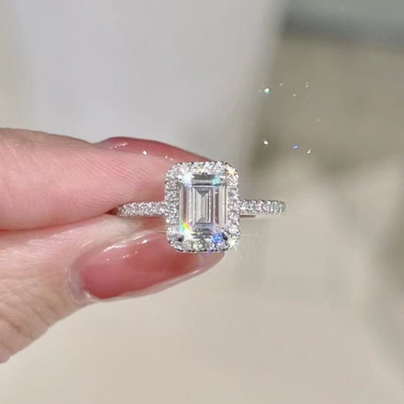 14k Gold 1.00 Ct Natural H Diamond Ring - 2
