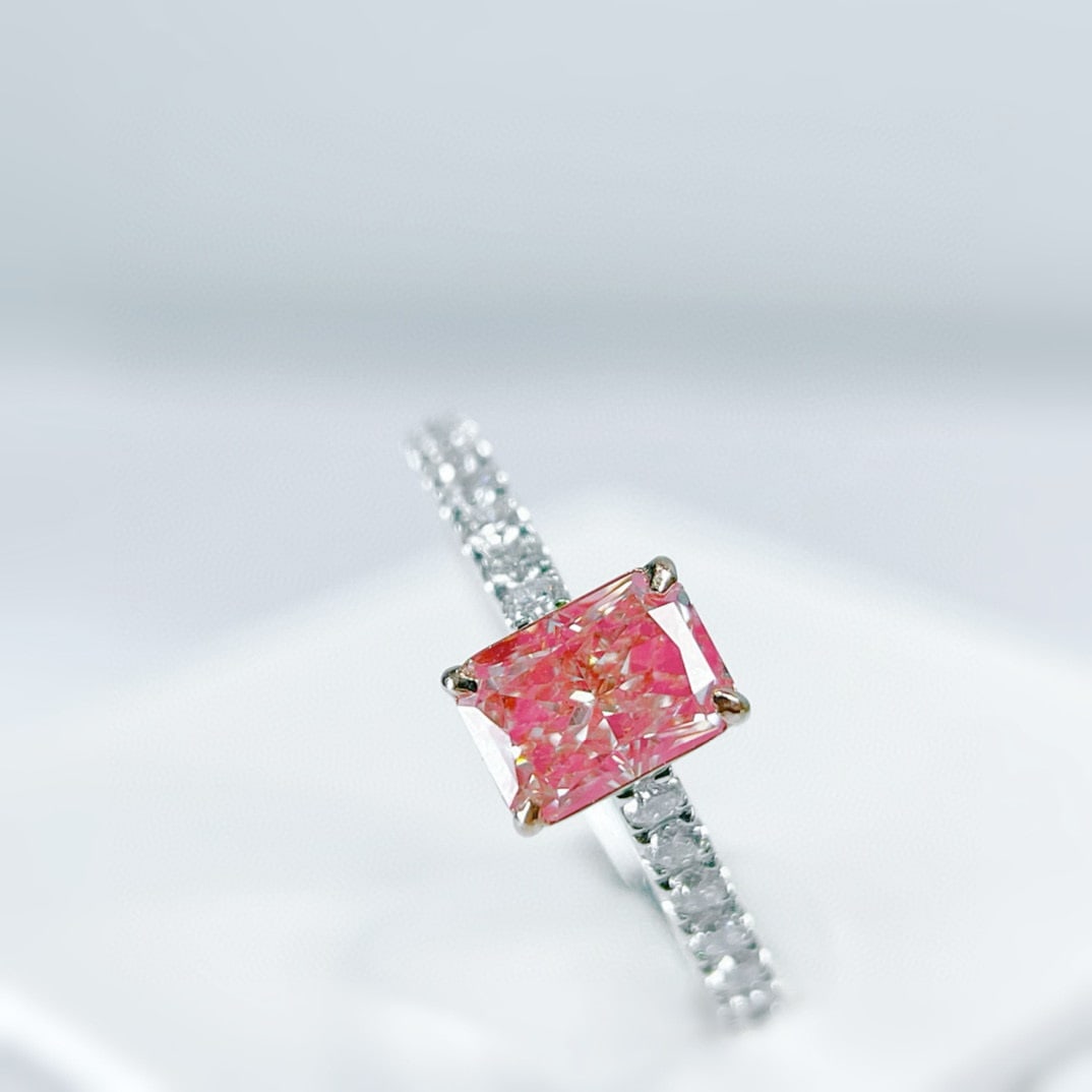 14k Gold 1.29 Ctw Natural Pink Diamond & Diamond Ring - 2