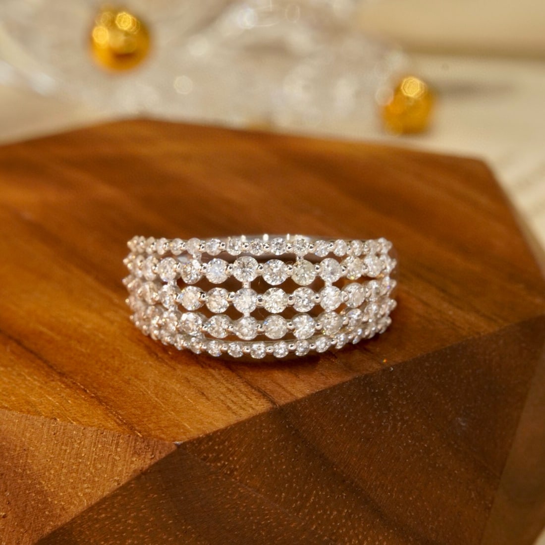 14k Gold 1.10 Ct Natural H Diamond Ring: Ref:230983087 // gold content:14k gold // ring size:7. 25us // // main gemstone:diamond // shape:round // carat weight:1. 10ct // clarity grade:vs-si // color:h // treatment:natural // cut grade:g //