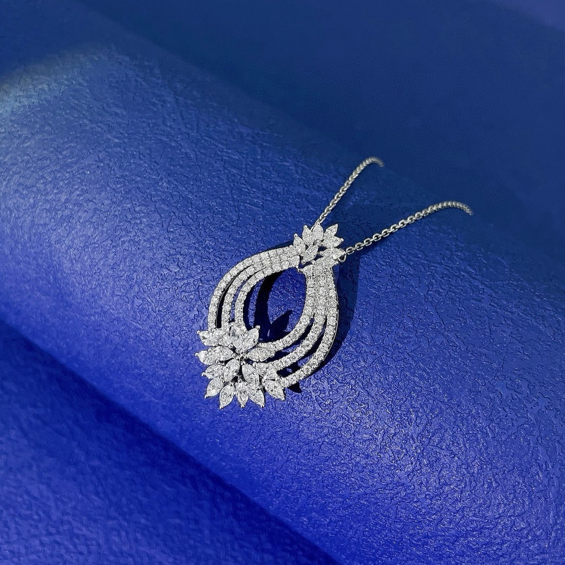 14k Gold 1.43 Ct Natural H Diamond Necklace - 3
