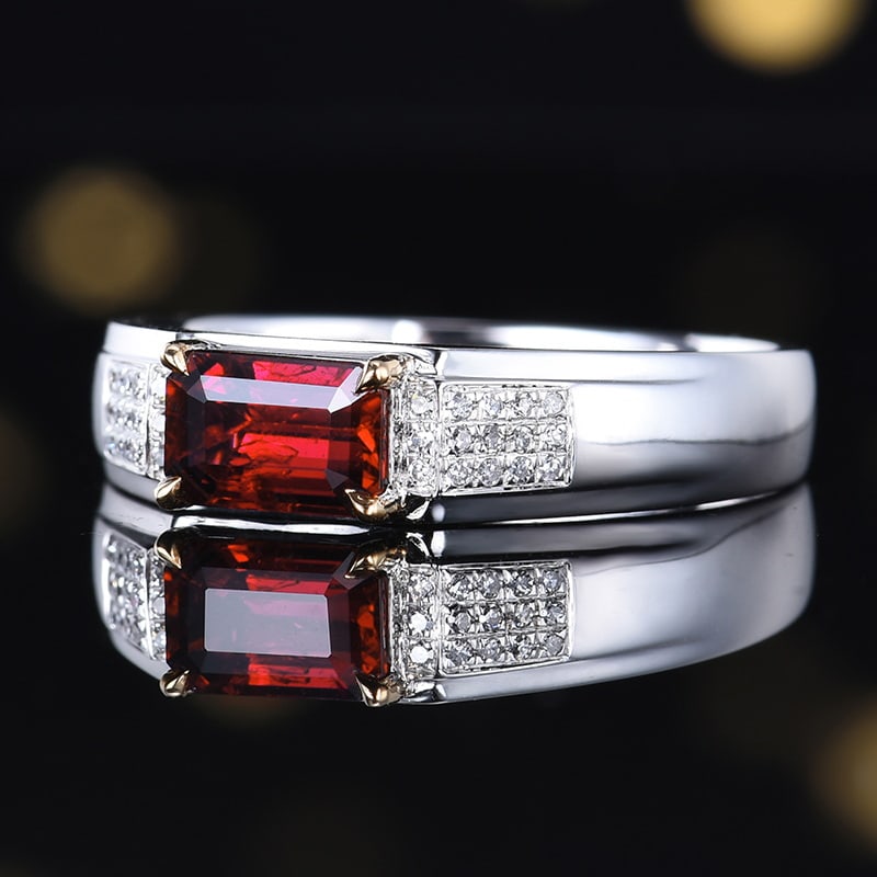 14k Gold 1.19 Ctw Natural Ruby & Diamond Ring - 6