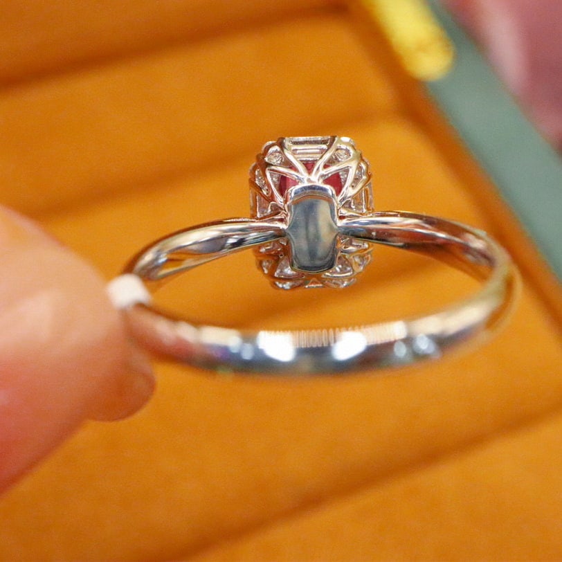 14k Gold 1.37 Ctw Natural Sapphire & Diamond Ring - 4