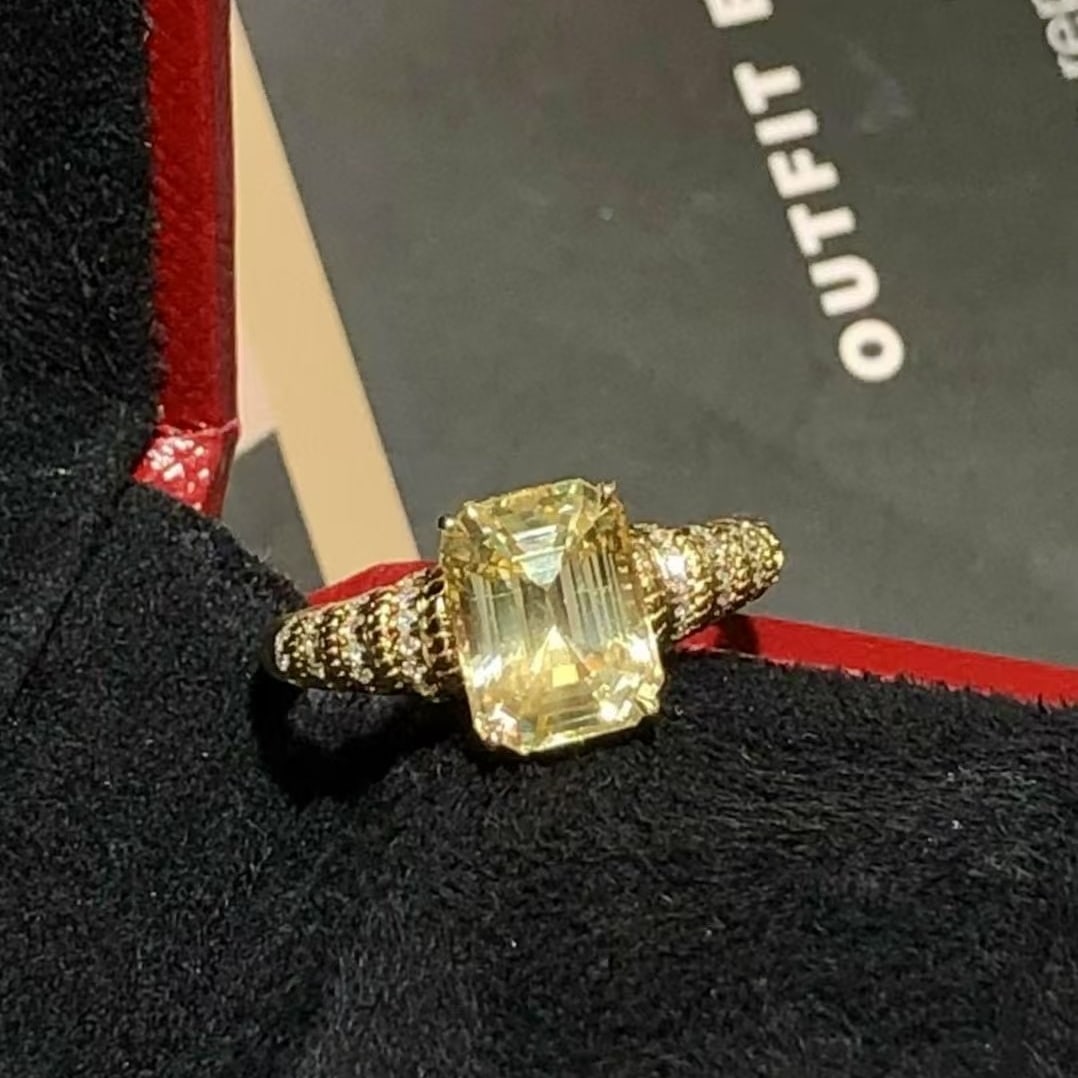 14k Gold 3.30 Ctw Natural Sapphire & Diamond Ring - 2