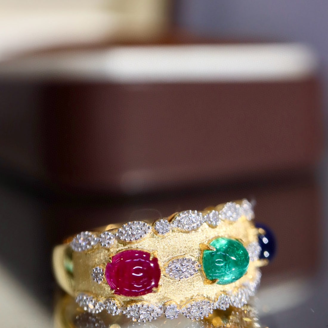 14k Gold 1.40 Ctw Natural Ruby & Diamond Ring - 2