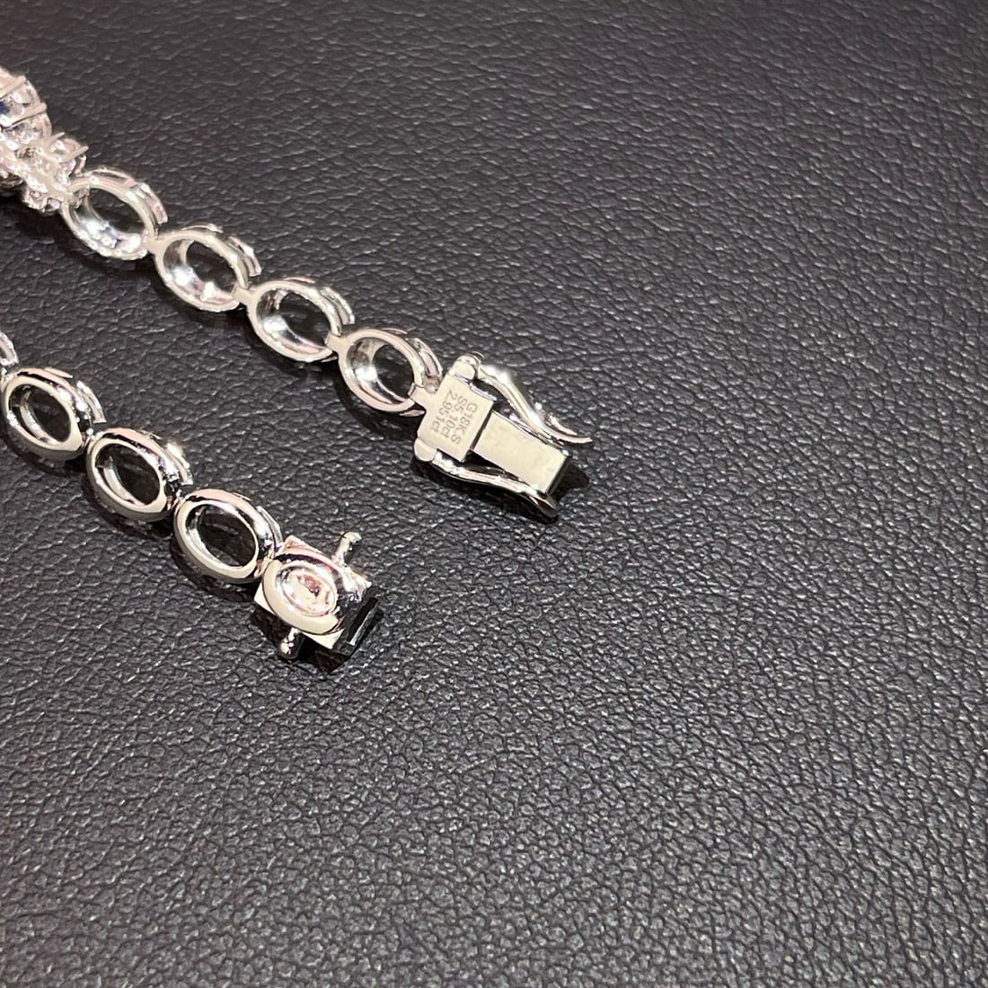 14k Gold 8.05 Ctw Natural Sapphire & Sapphire Bracelet - 8