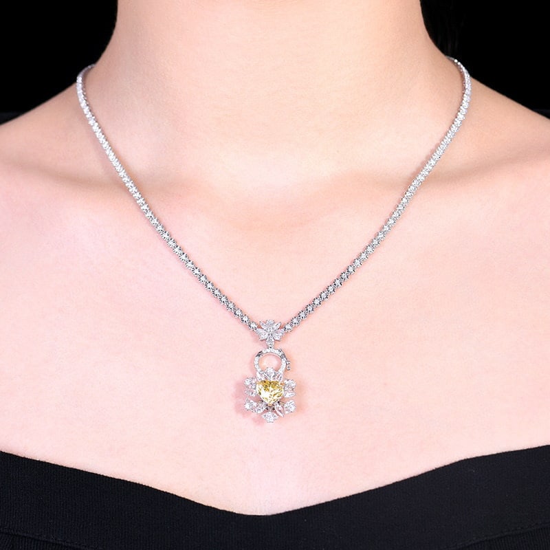 14k Gold 3.12 Ctw Natural Sapphire & Diamond Ring/pendant( Without Chain ) - 8