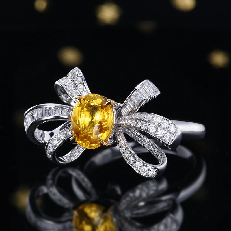 14k Gold 3.02 Ctw Natural Sapphire & Diamond Ring/pendant( Without Chain ) - 7
