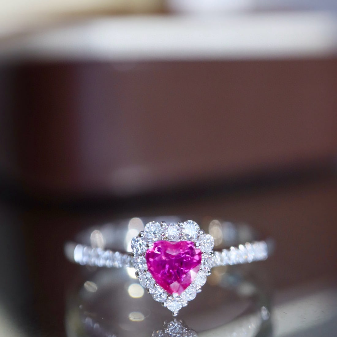 14k Gold 0.45 Ctw Natural Ruby & Diamond Ring - 5