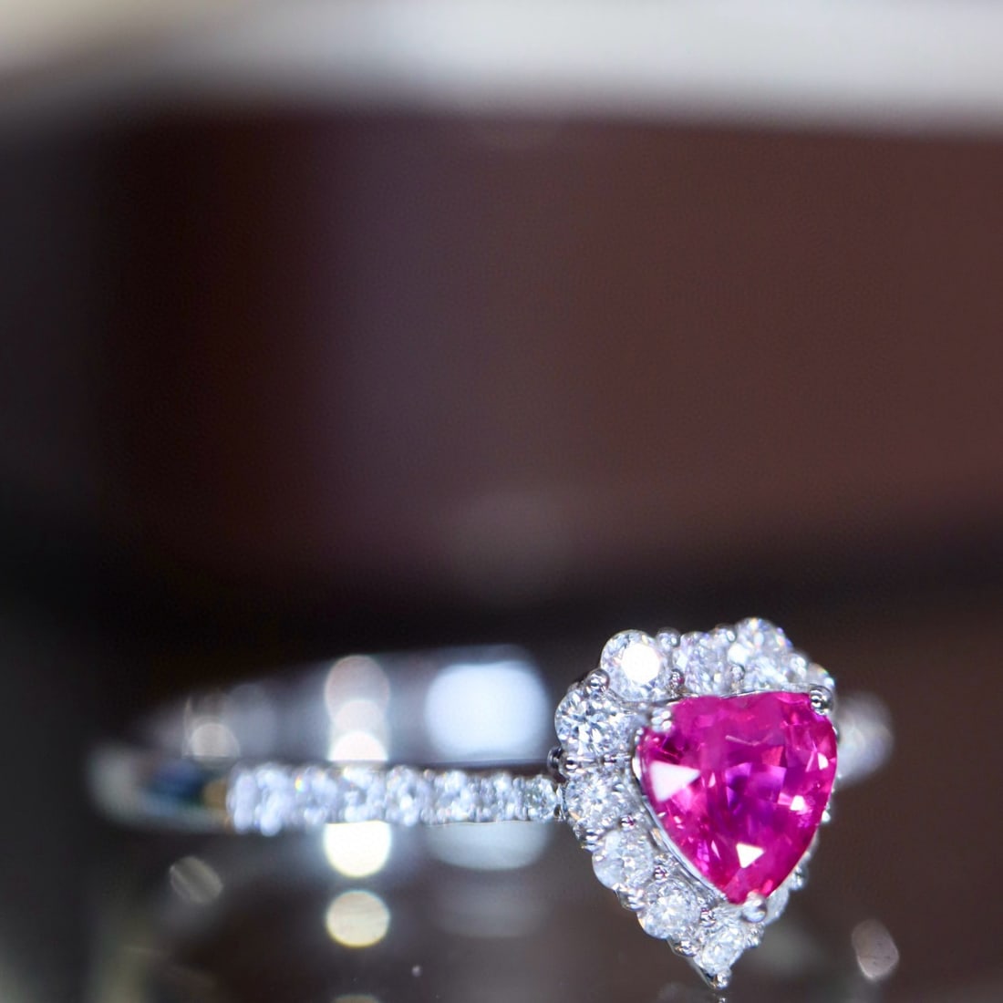 14k Gold 0.45 Ctw Natural Ruby & Diamond Ring - 6