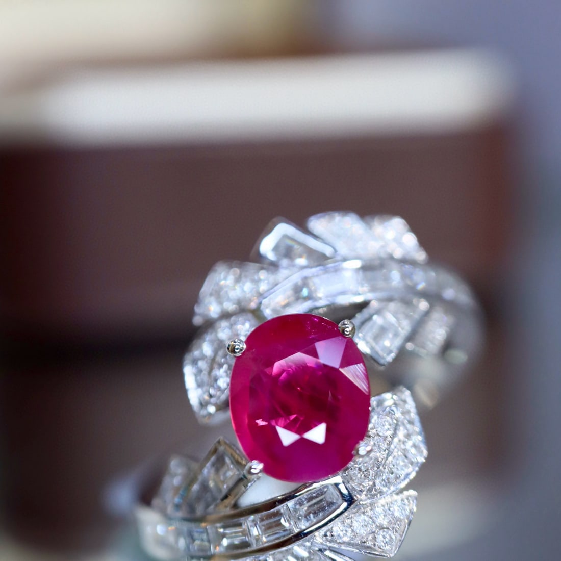 14k Gold 1.96 Ctw Natural Ruby & Diamond Ring - 5