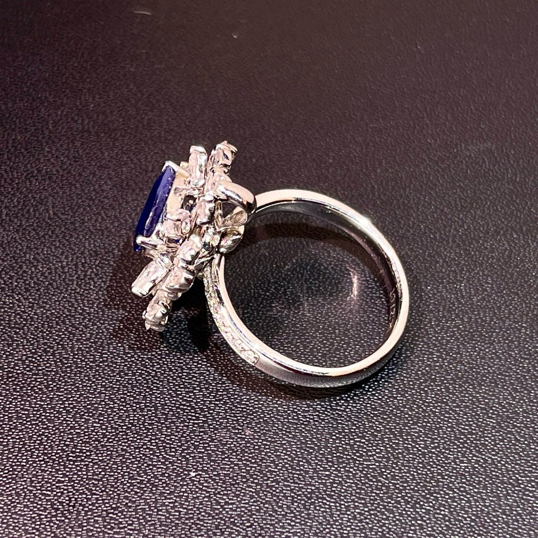 14k Gold 3.39 Ctw Natural Sapphire & Diamond Ring/pendant( Without Chain ) - 7