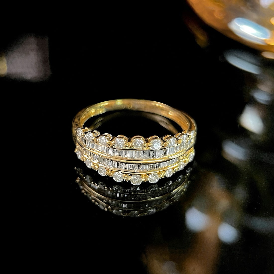 14k Gold 0.94 Ctw Natural H Diamond Jewelry Set - 4