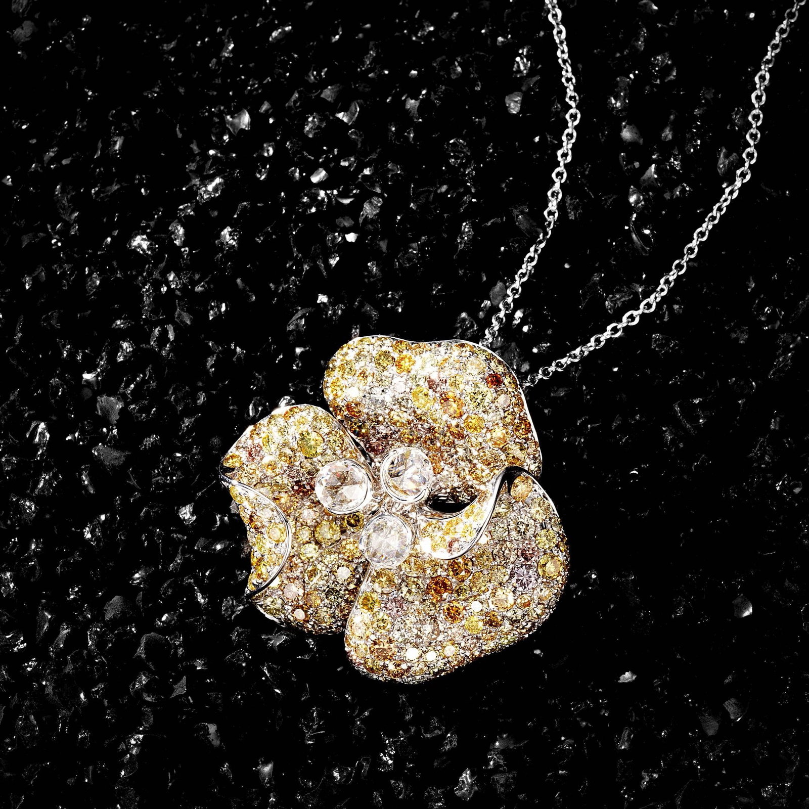 14k Gold 5.19 Ct Natural Color Diamond Ring/brooch/pendant( Without Chain ) - 3