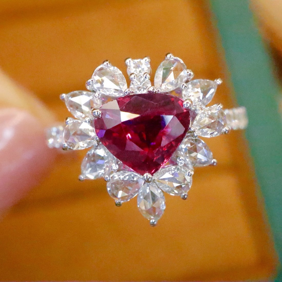 14k Gold 1.91 Ctw Natural Ruby & Diamond Ring (1 of 6)