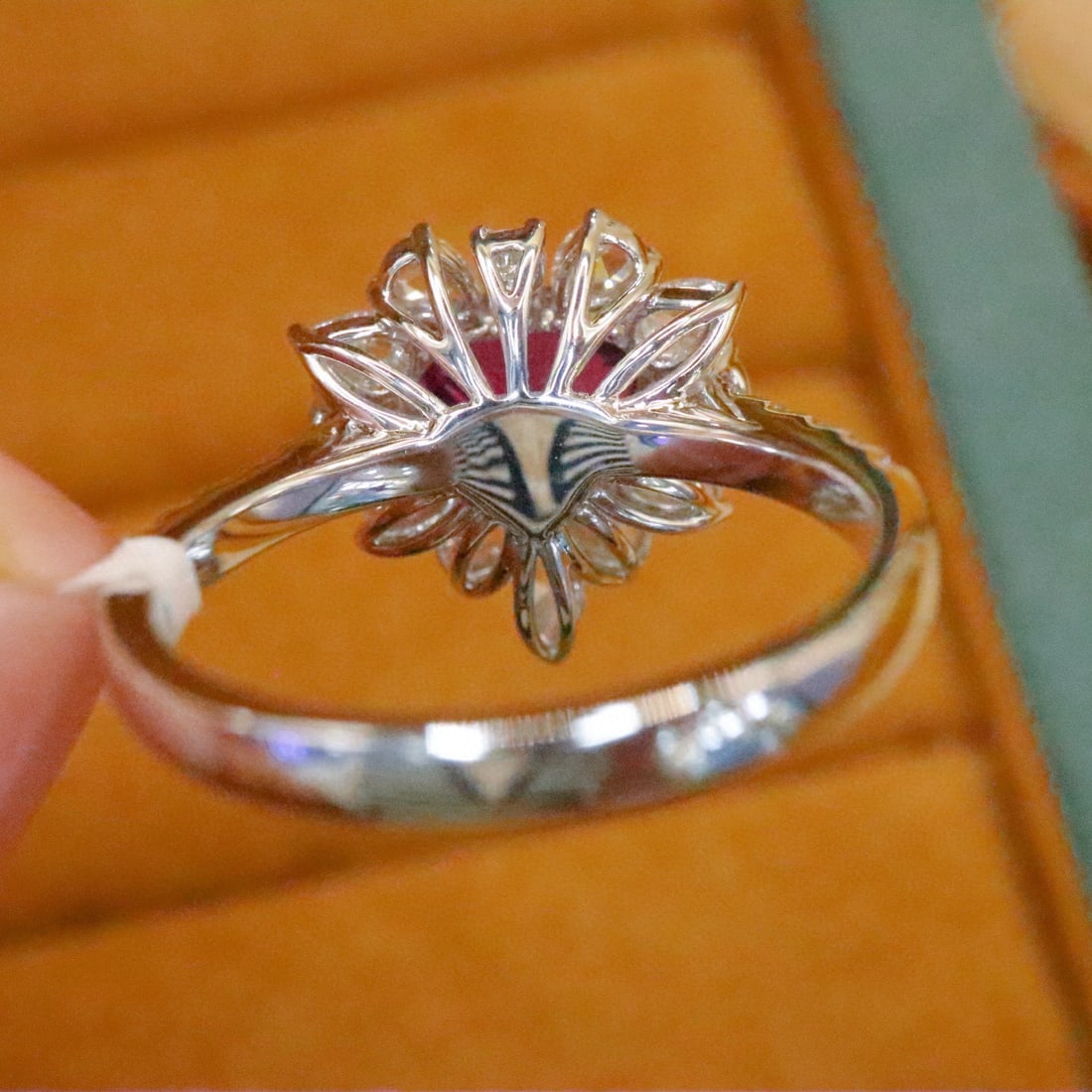 14k Gold 1.91 Ctw Natural Ruby & Diamond Ring - 4