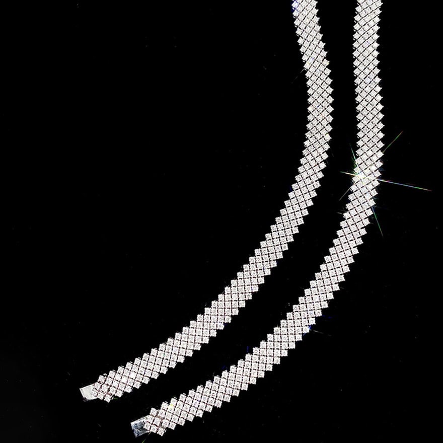 14k Gold 5.5 Ct Natural H Diamond Bracelet - 4