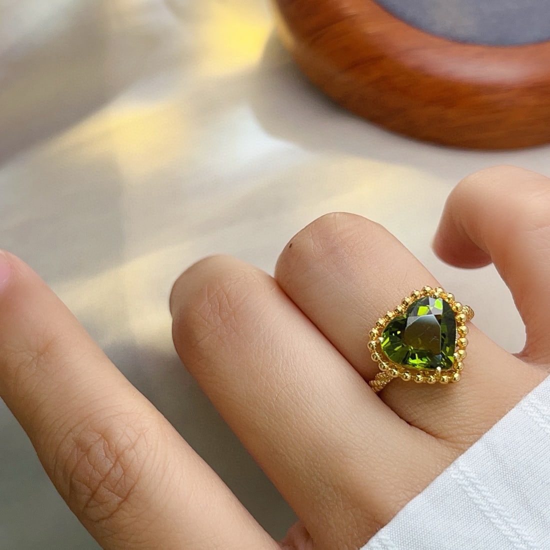 14k Gold 3.9 Ct Natural Tourmaline Ring - 4