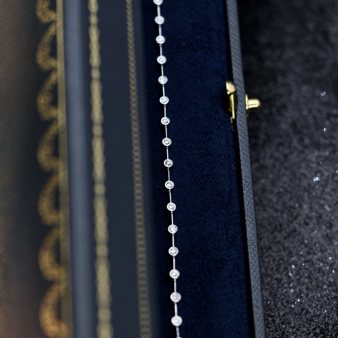 14k Gold 0.55 Ct Natural H Diamond Bracelet - 6