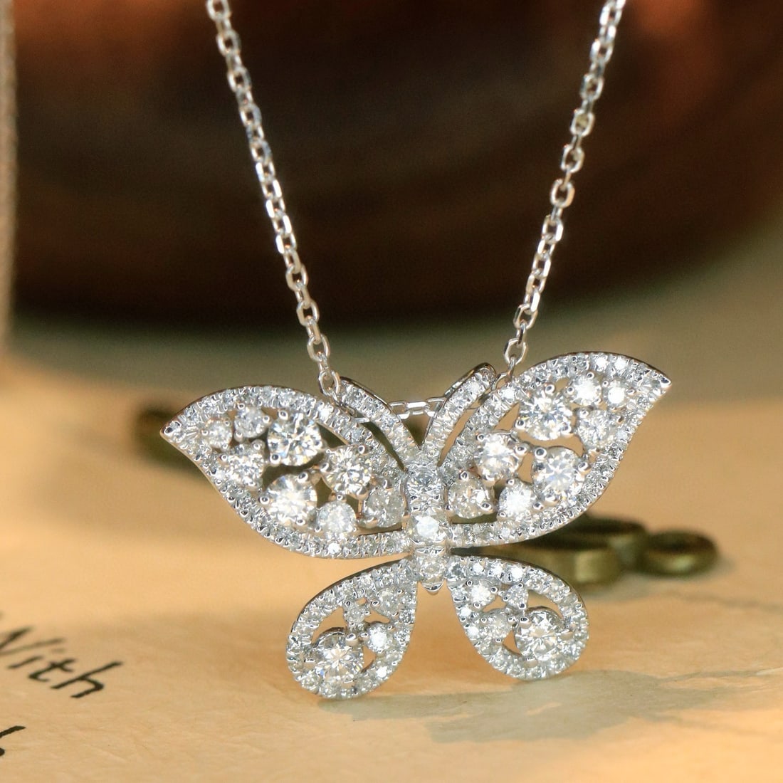 14k Gold 0.88 Ct Natural H Diamond Necklace: Ref:230985196 // gold content:14k gold // main gemstone:diamond // shape:round // carat weight:0. 88ct // clarity grade:vs-si // color:h // treatment:natural // cut grade:g // Condition: New Low