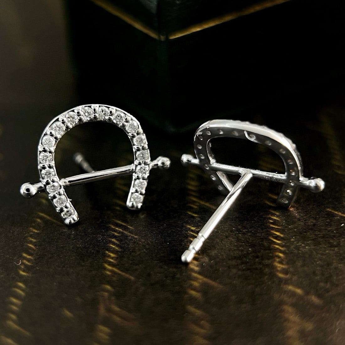 14k Gold 0.28 Ct Natural H Diamond Earrings - 3
