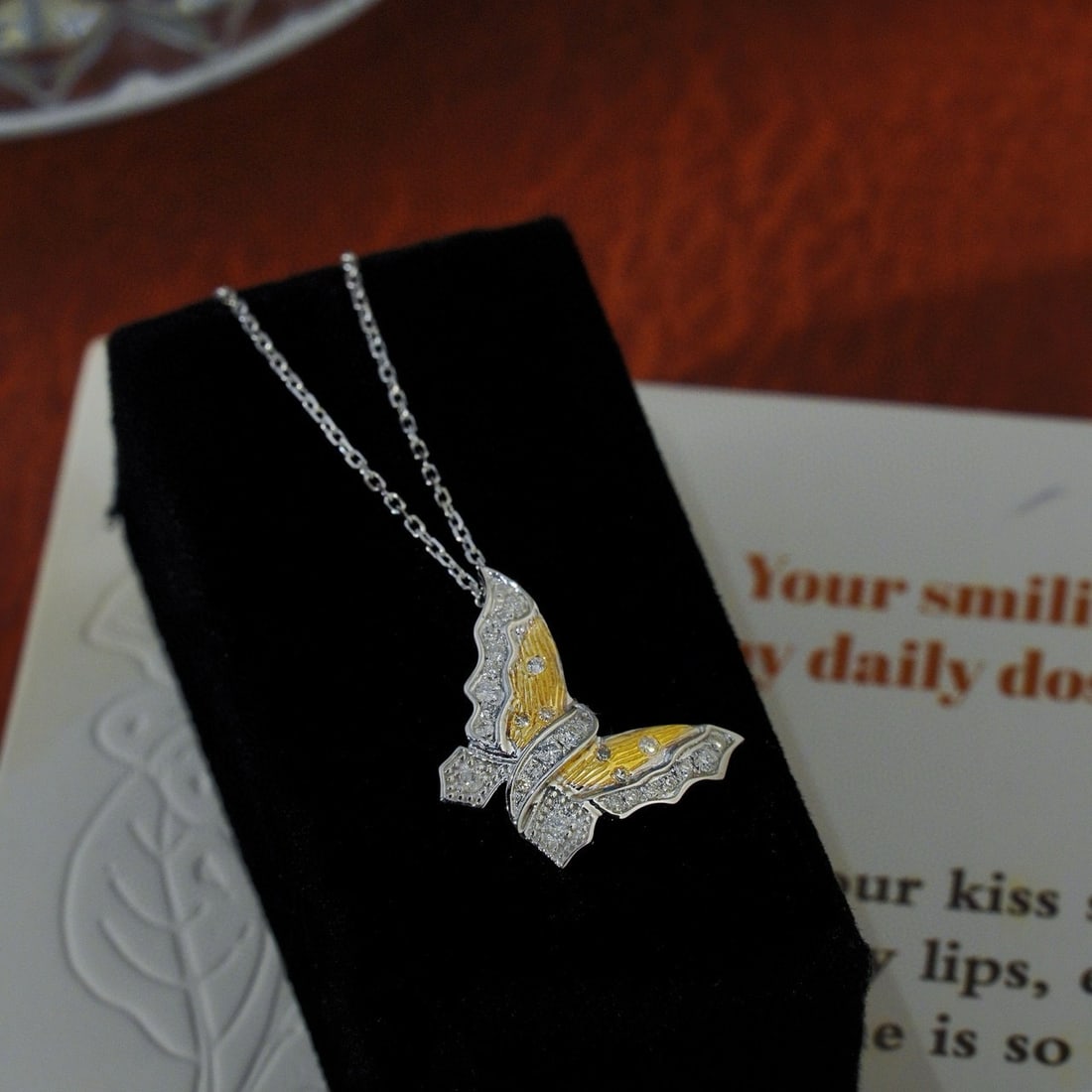 14k Gold 0.25 Ct Natural H Diamond Pendant( Without Chain ) - 2