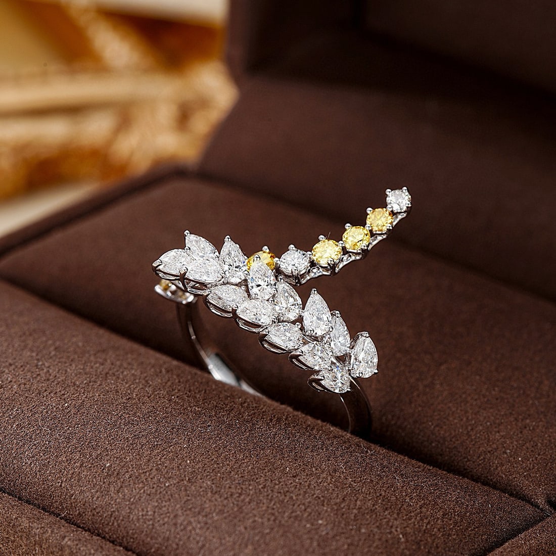 14k Gold 1.78 Ctw Natural H Diamond Ring - 3