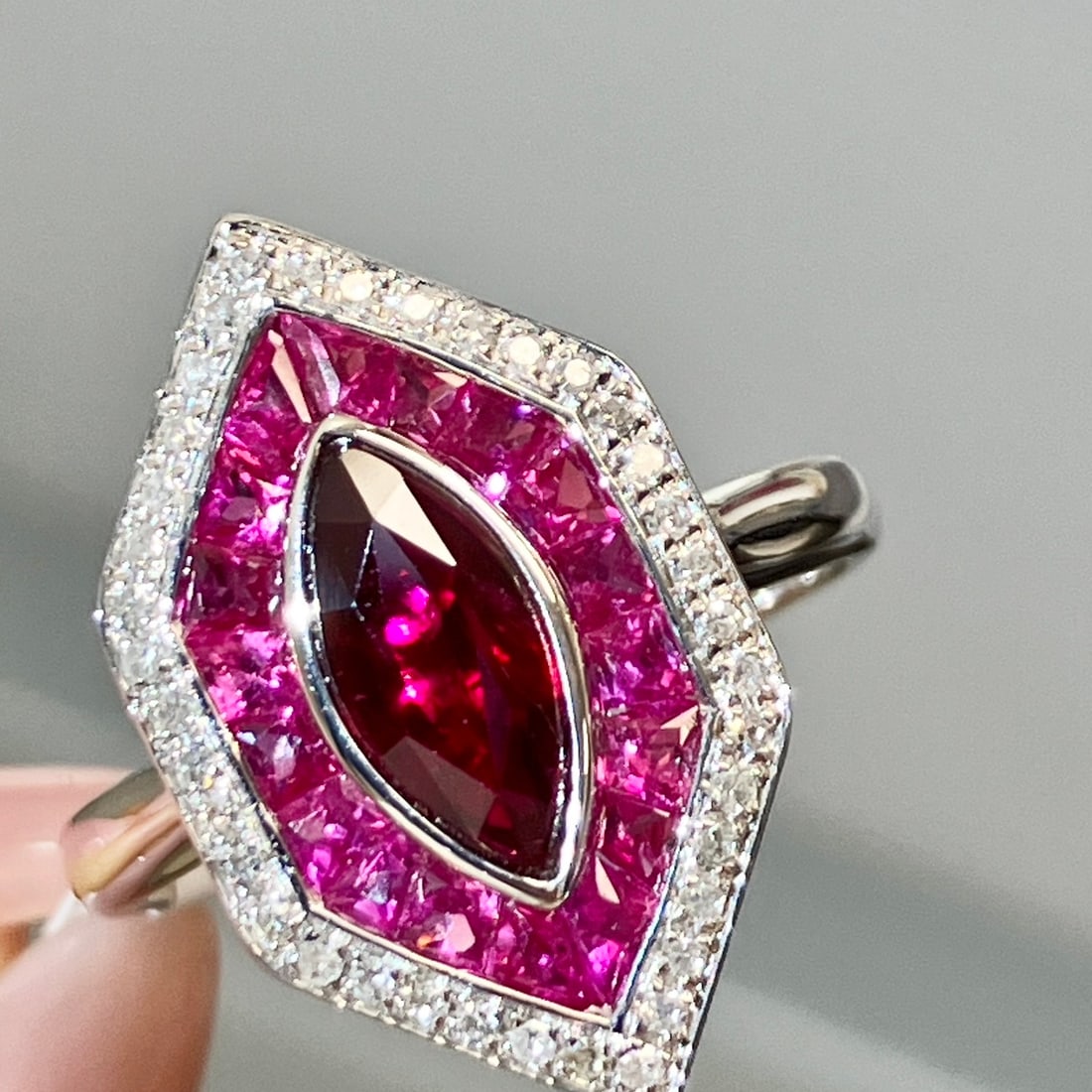 14k Gold 1.20 Ctw Natural Ruby & Diamond Ring (1 of 5)