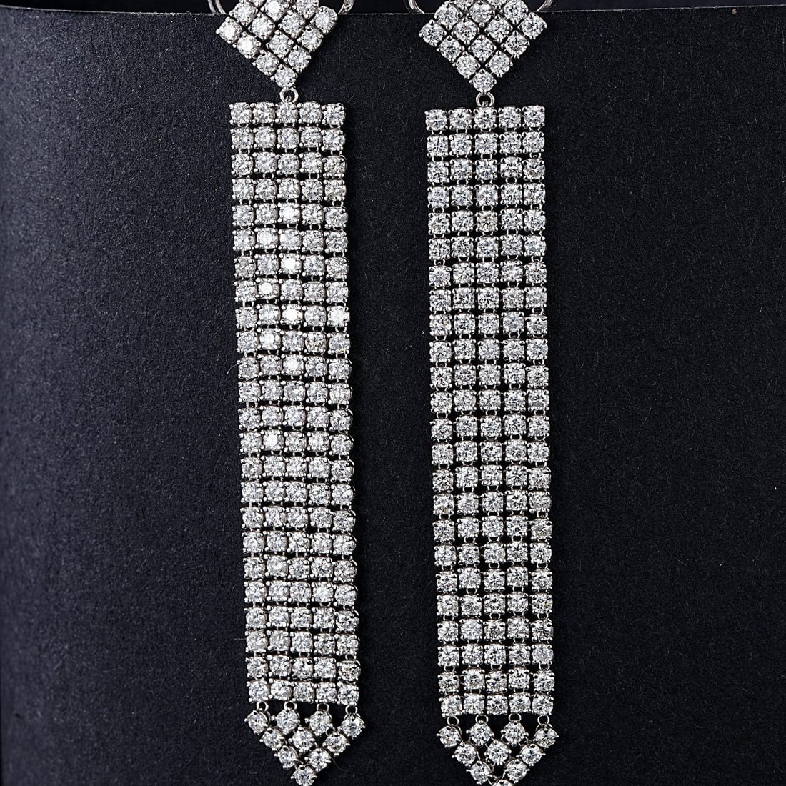 14k Gold 6.72 Ct Natural H Diamond Earrings (1 of 4)