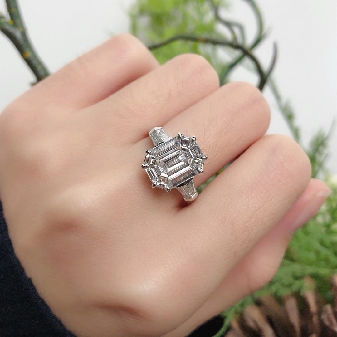 14k Gold 2.2 Ct Natural H Diamond Ring - 3