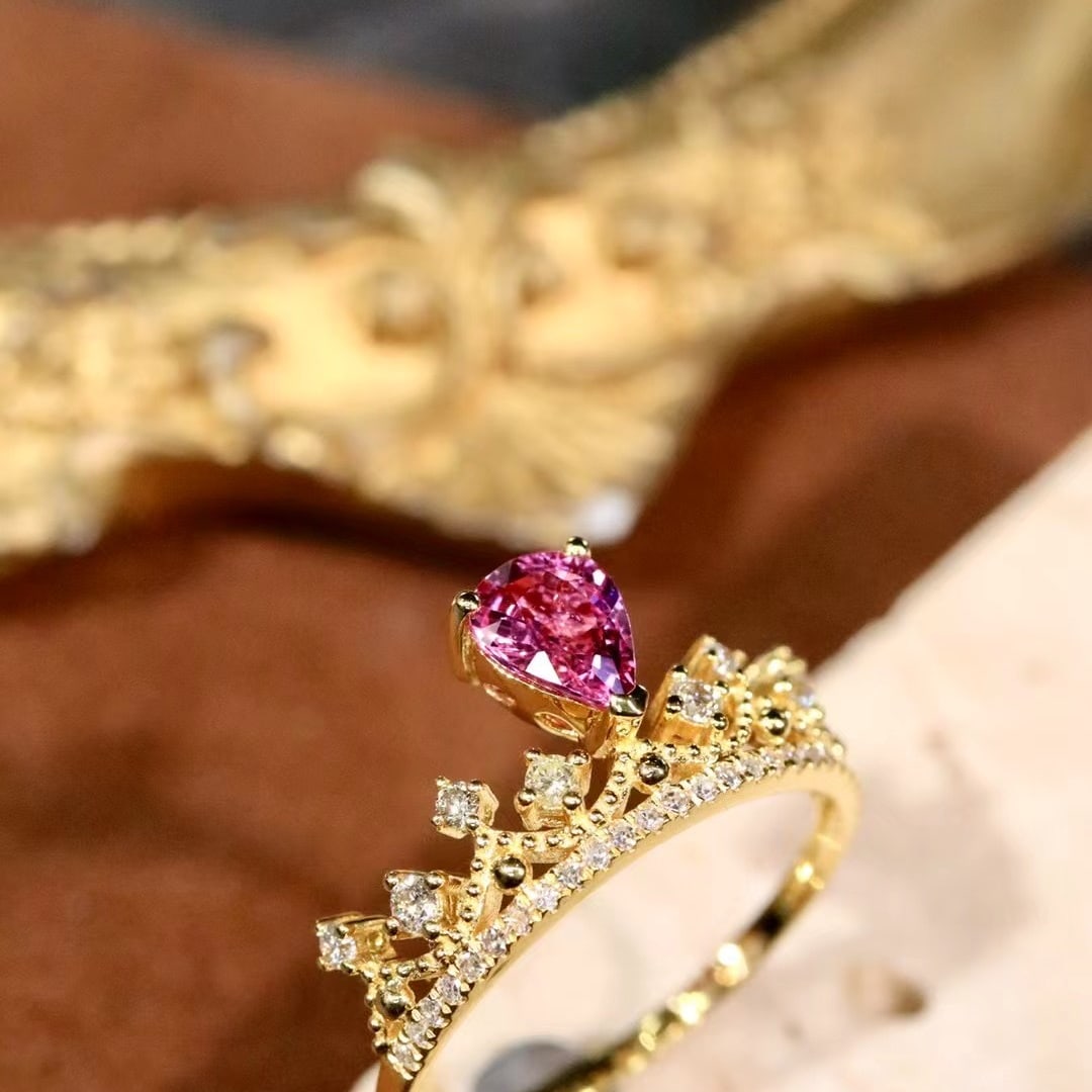 14k Gold 0.82 Ctw Natural Ruby & Diamond Ring - 3