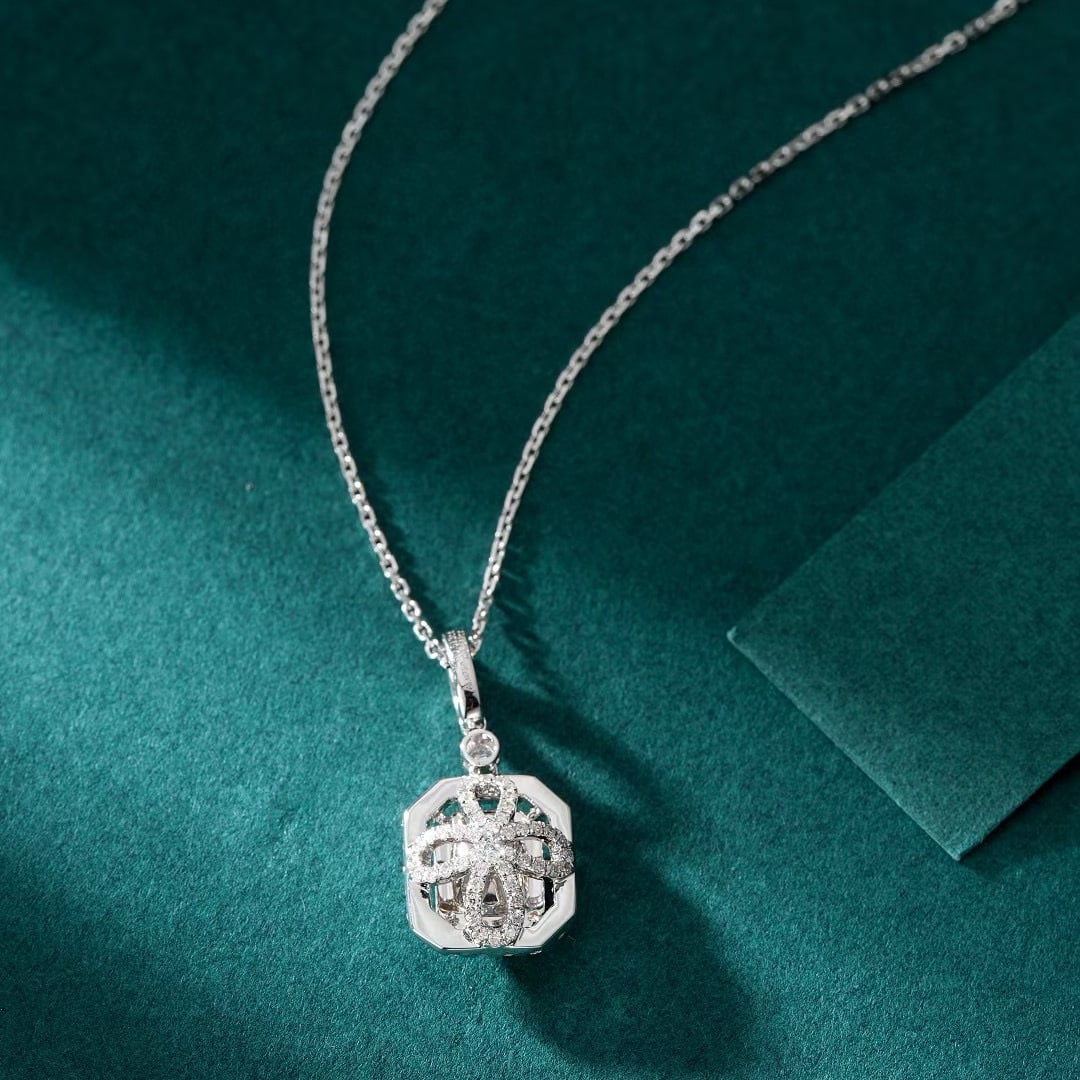14k Gold 1.59 Ctw Natural Yellow Diamond & Diamond Pendant( Without Chain ) - 2