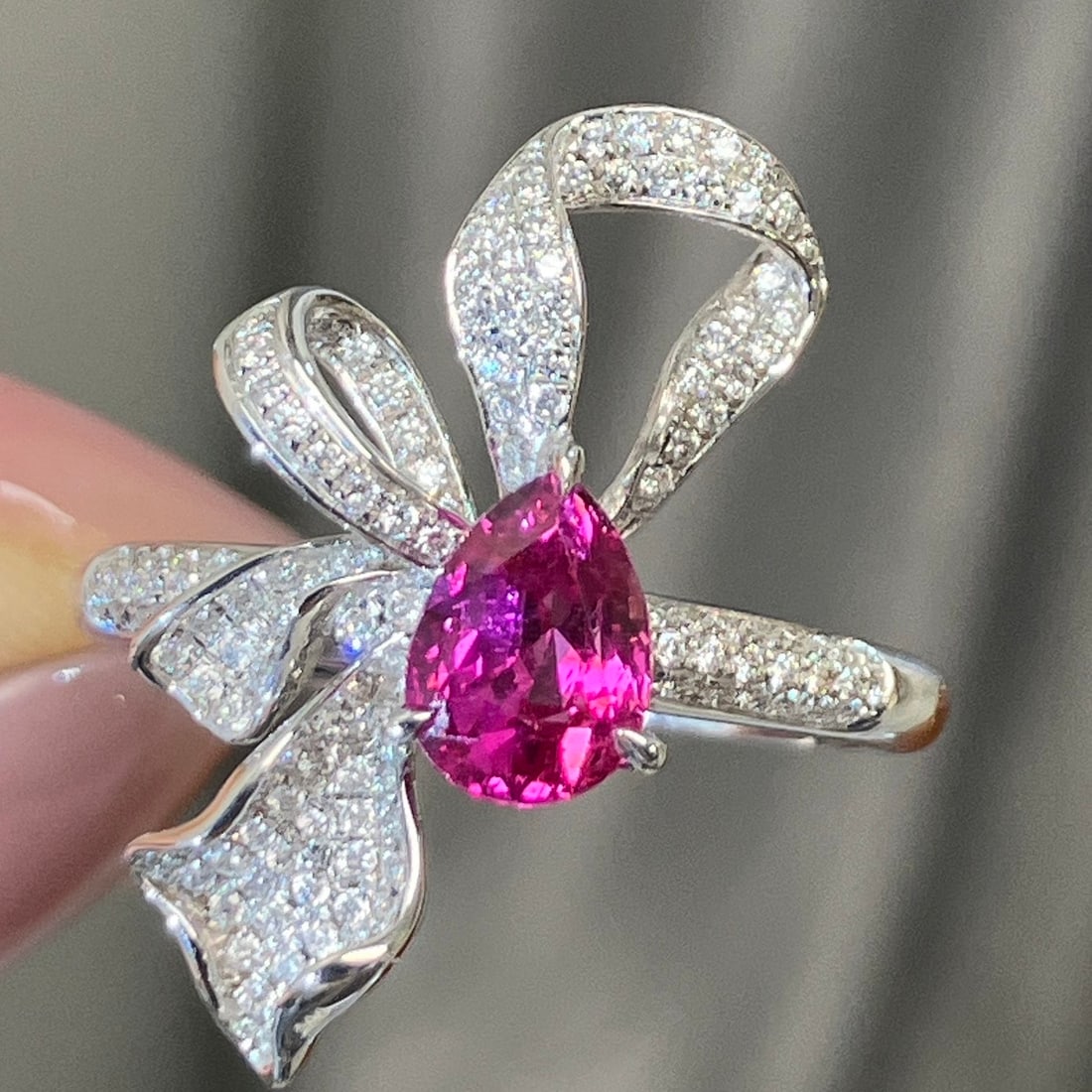 14k Gold 1.21 Ct Natural Ruby & Diamond Ring - 3