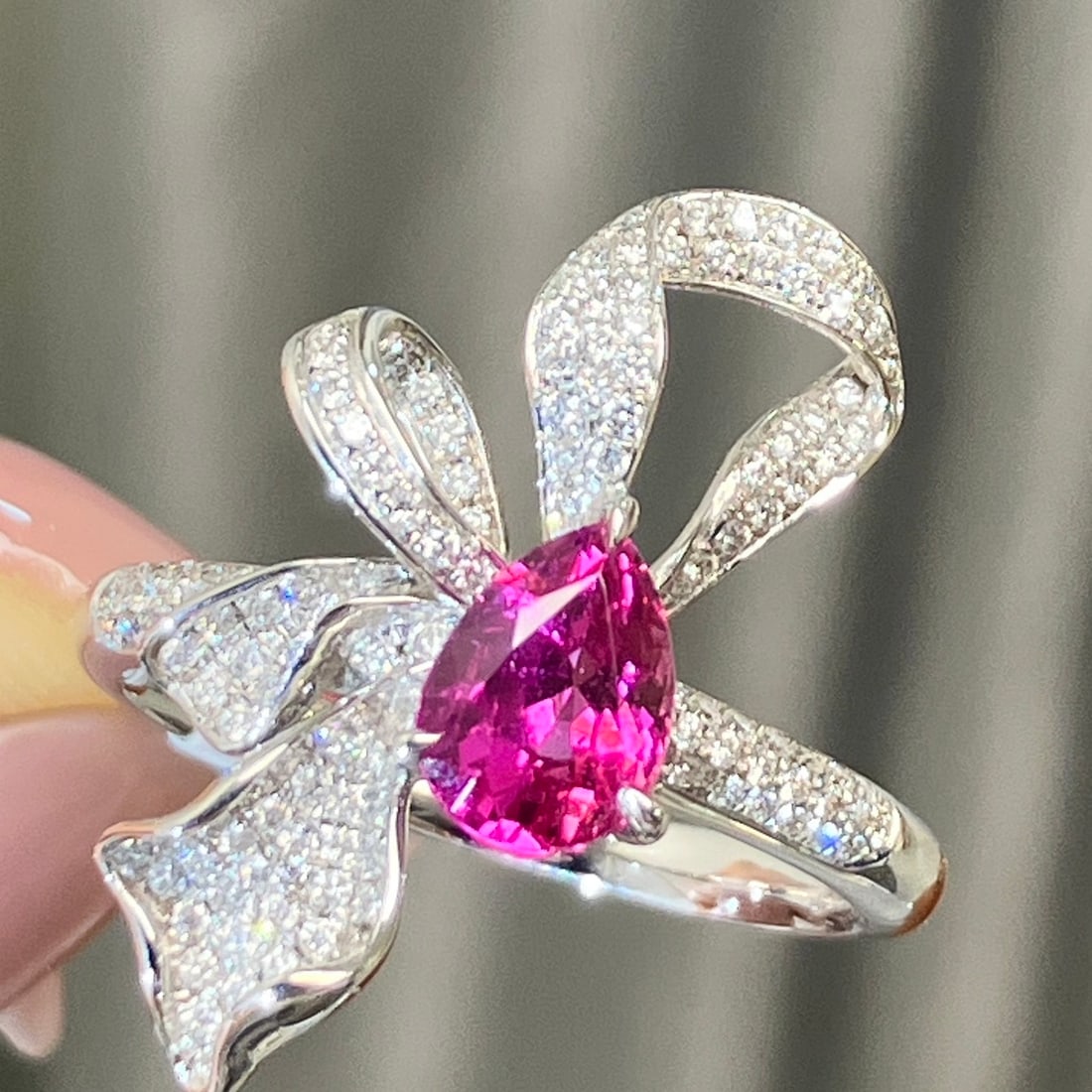 14k Gold 1.21 Ct Natural Ruby & Diamond Ring - 6