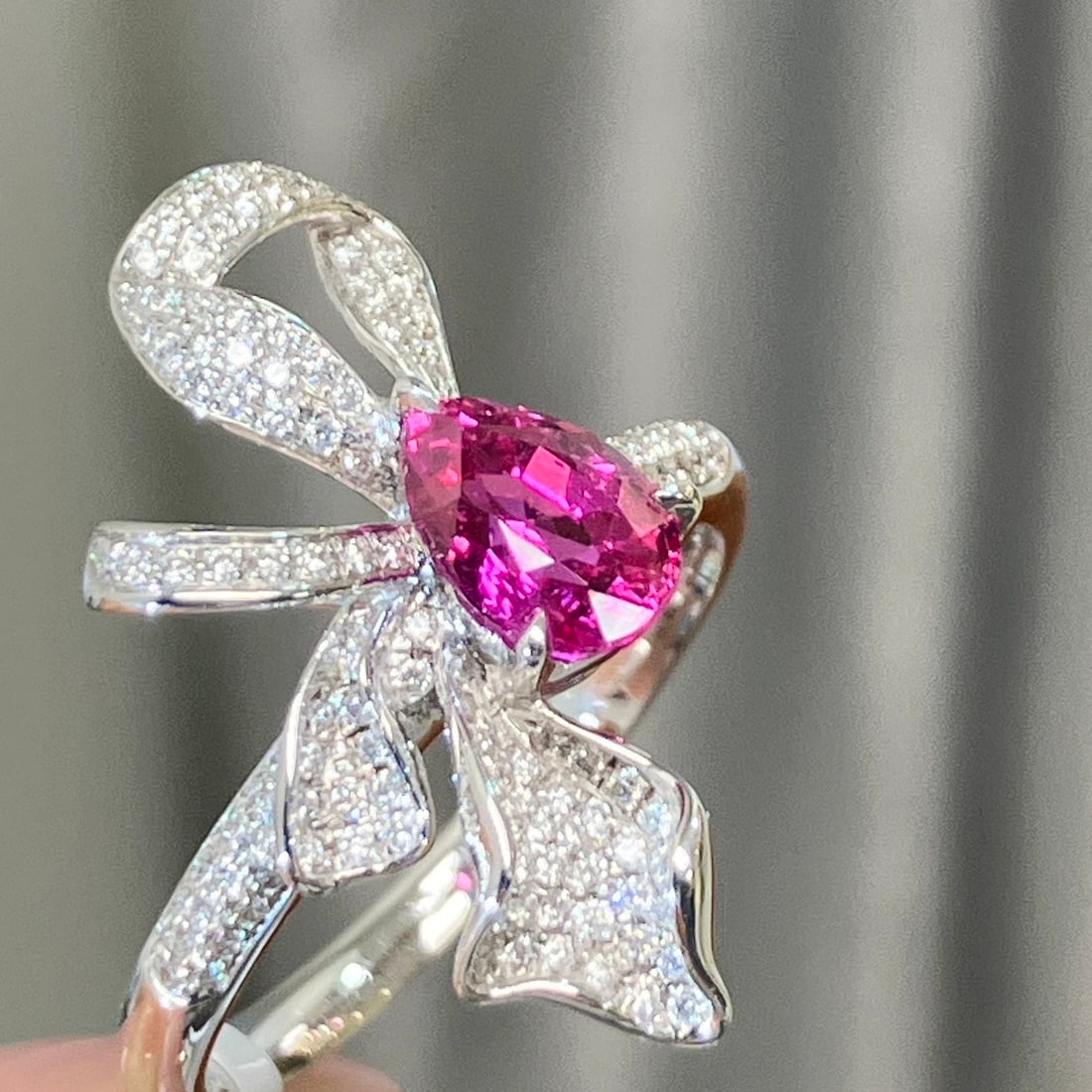 14k Gold 1.21 Ct Natural Ruby & Diamond Ring - 7