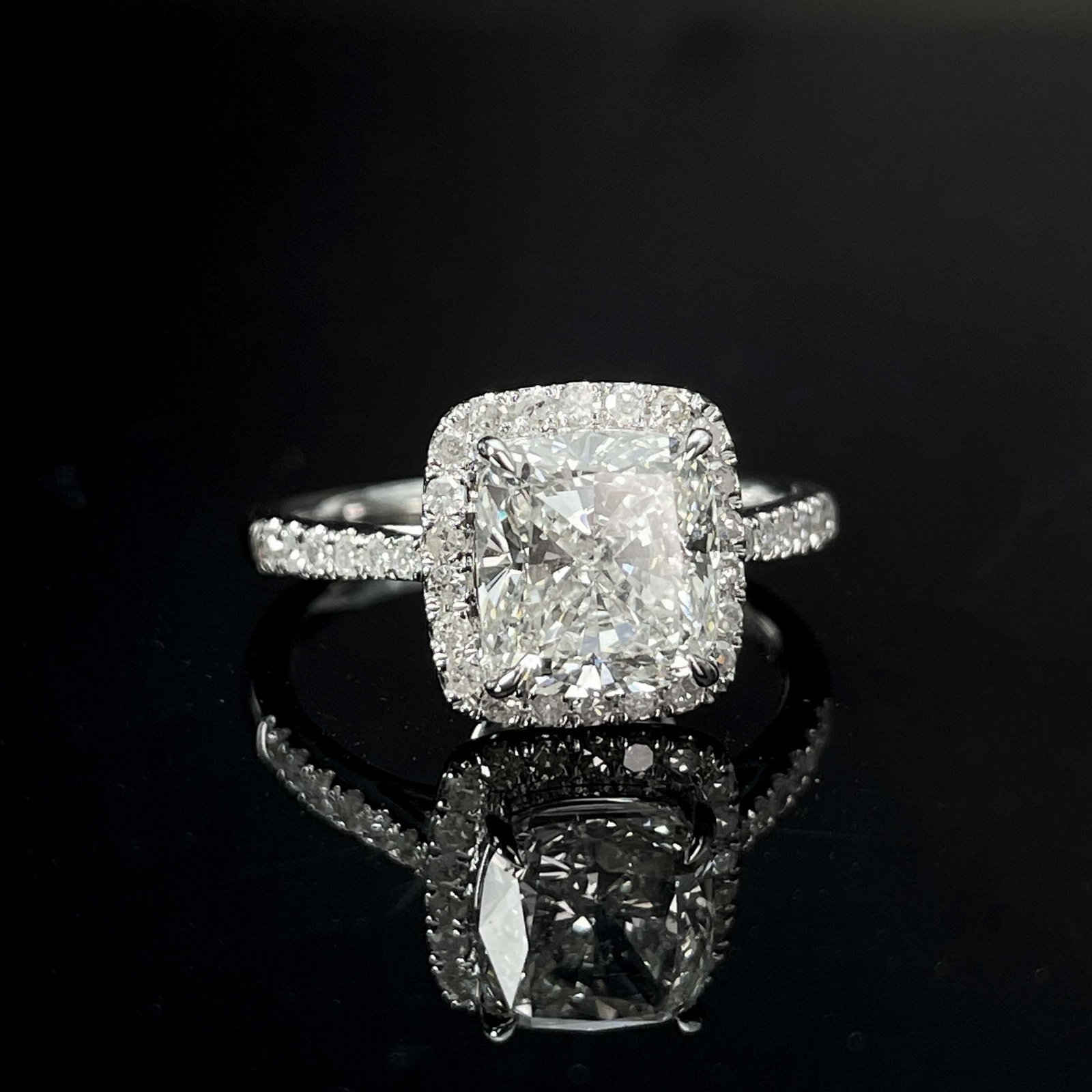 14k Gold 2.48 Ctw Natural H Diamond Ring - 2