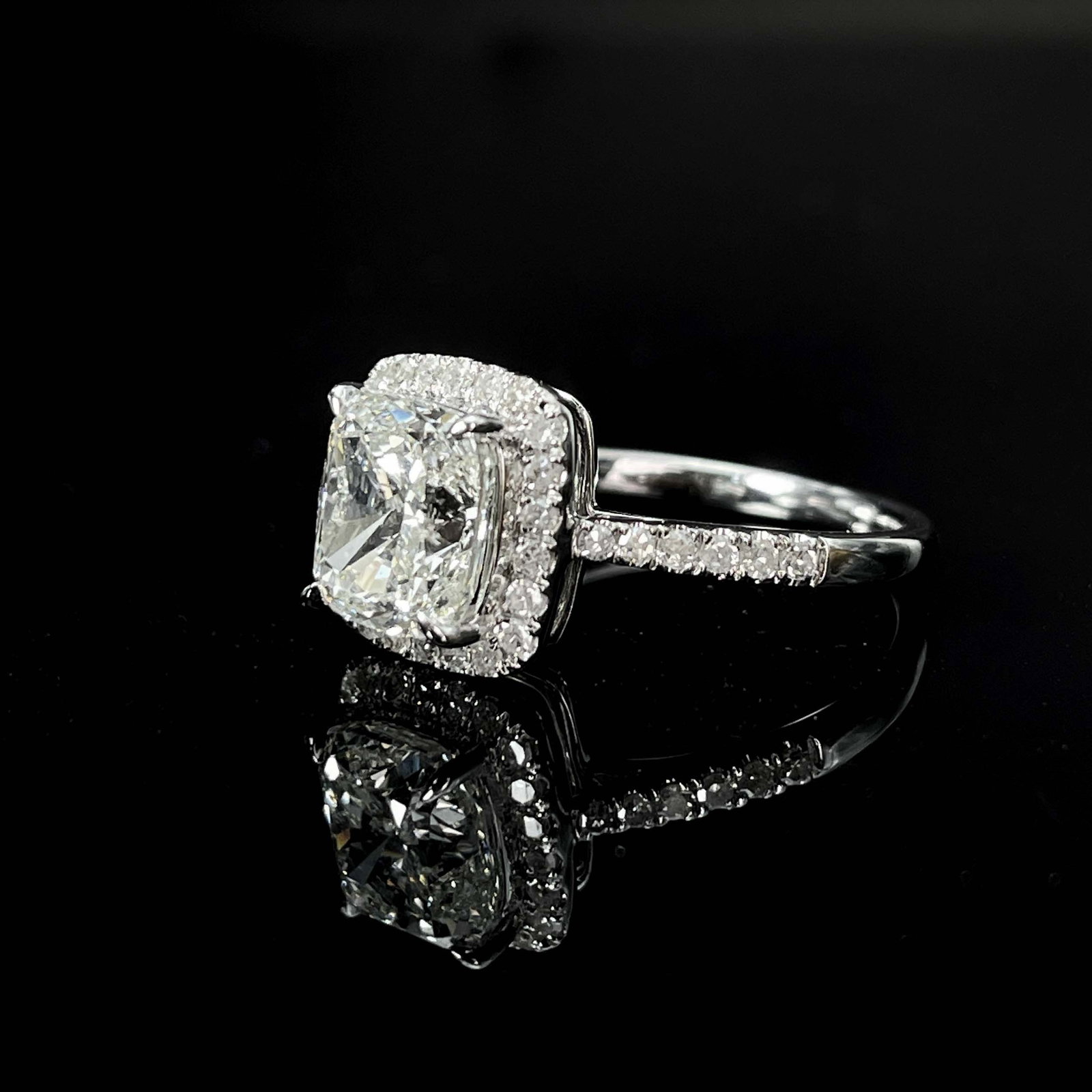 14k Gold 2.48 Ctw Natural H Diamond Ring - 3