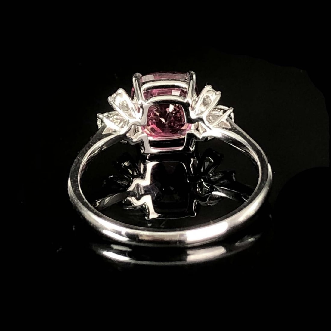 14k Gold 2.04 Ctw Natural Spinel & Diamond Ring - 5