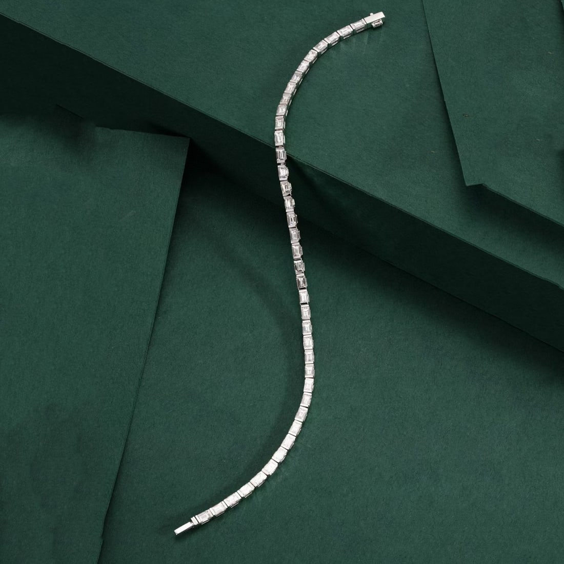 14k Gold 3.3 Ct Natural H Diamond Bracelet - 3