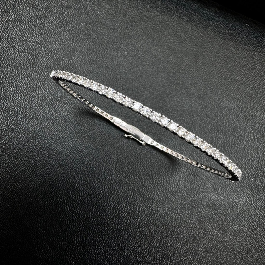 14k Gold 0.93 Ct Natural H Diamond Bracelet - 5