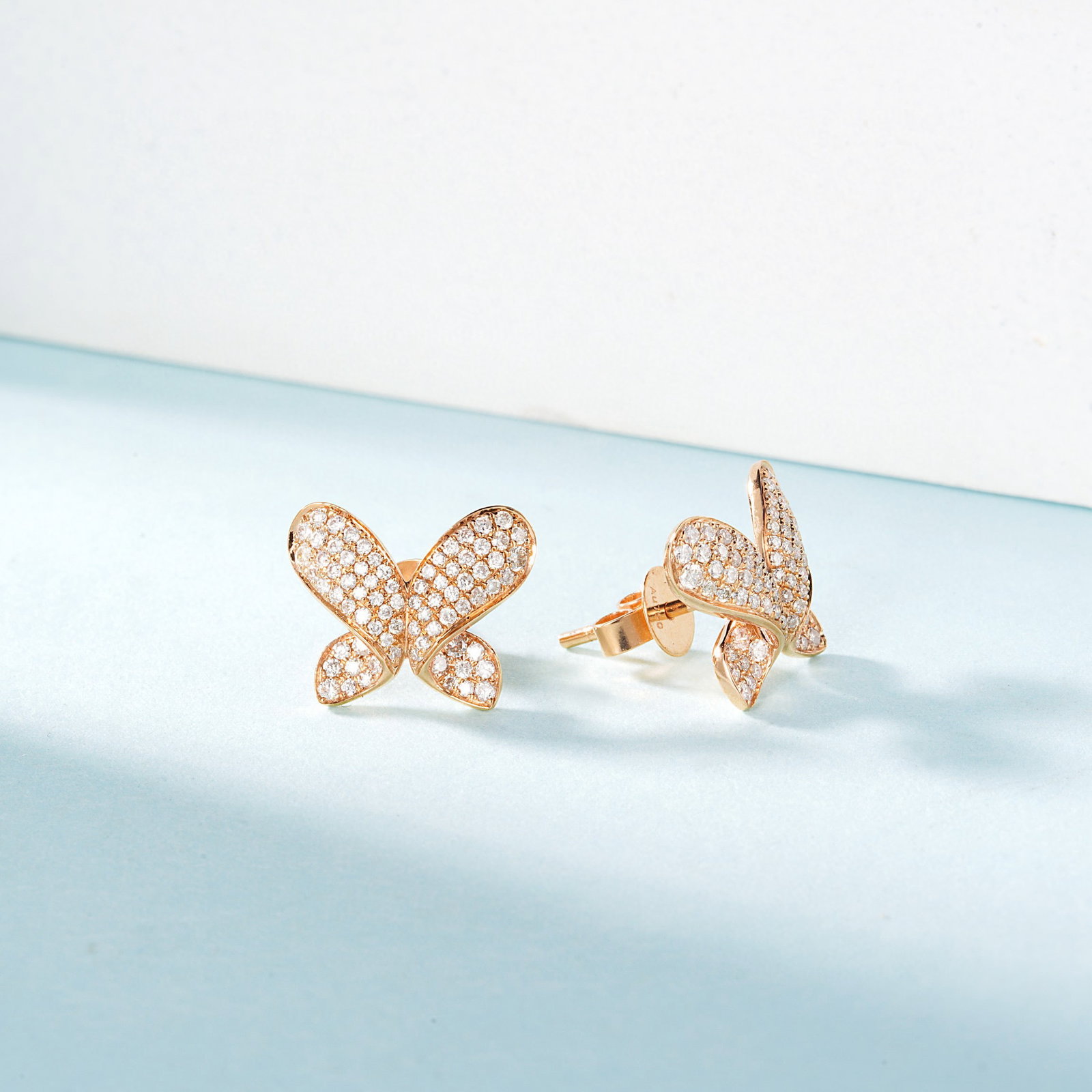 14k Gold 0.40 Ct Natural H Diamond Earrings - 2