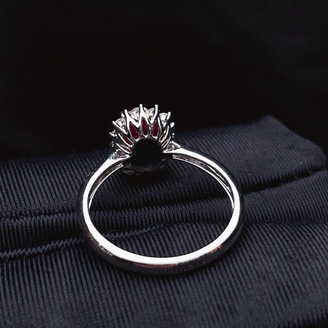 14k Gold 1.57 Ctw Natural Ruby & Diamond Ring - 4