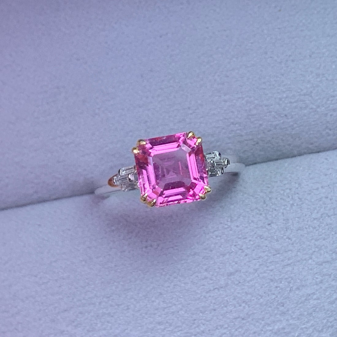 14k Gold 3.04 Ctw Natural Tourmaline & Diamond Ring - 2