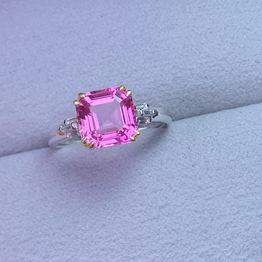 14k Gold 3.04 Ctw Natural Tourmaline & Diamond Ring - 8
