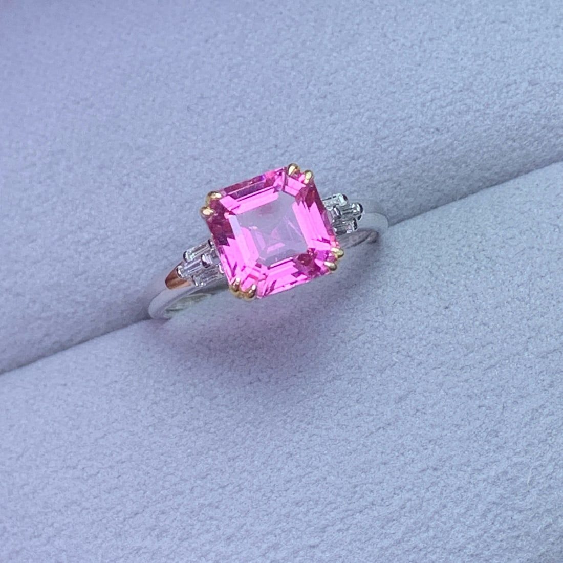 14k Gold 3.04 Ctw Natural Tourmaline & Diamond Ring - 9