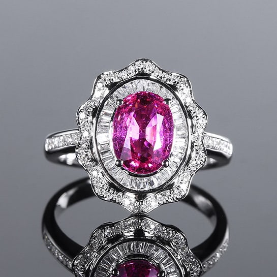 14k Gold 1.61 Ctw Natural Ruby & Diamond Ring - 5