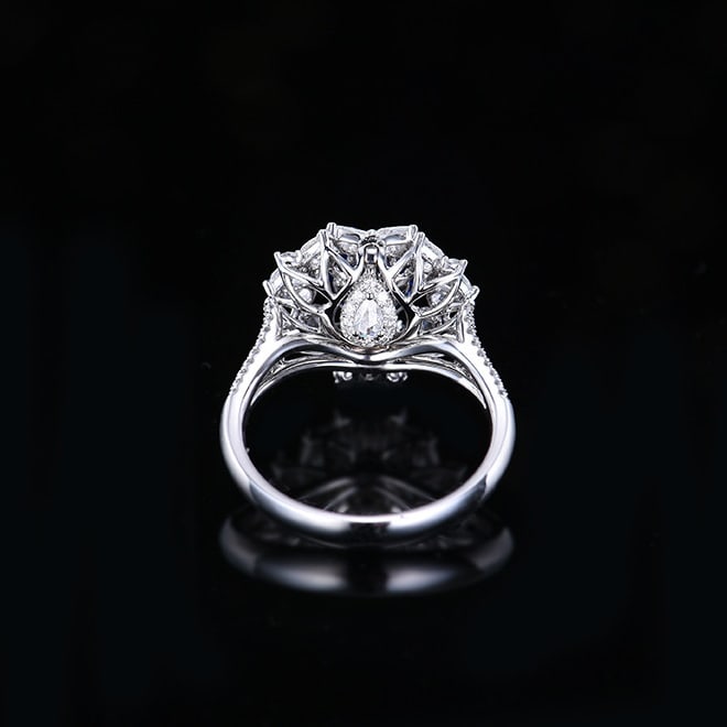 14k Gold 3.00 Ctw Natural Sapphire & Diamond Ring/pendant( Without Chain ) - 3