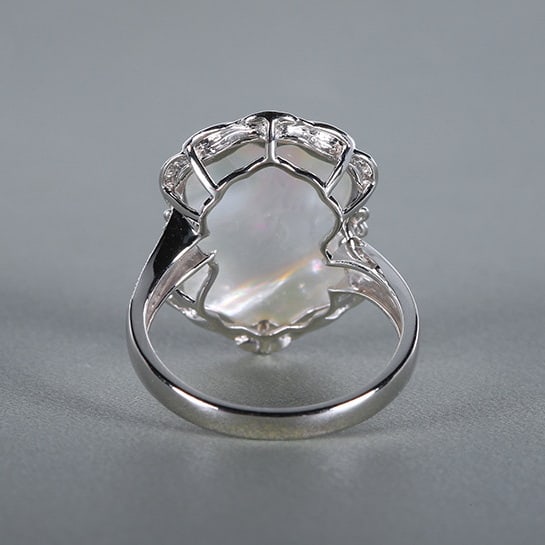 14k Gold 1.79 Ctw Natural Padparadscha Sapphire & Diamond Ring - 2
