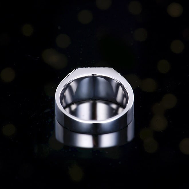 14k Gold 3.31 Ctw Natural Sapphire & Diamond & Men¡¯s Ring - 2