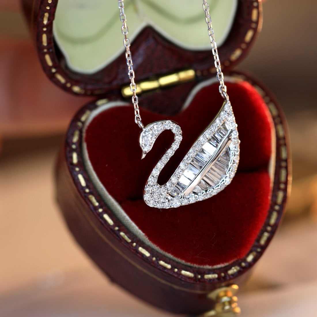 14k Gold 0.5 Ct Natural H Diamond Necklace - 4
