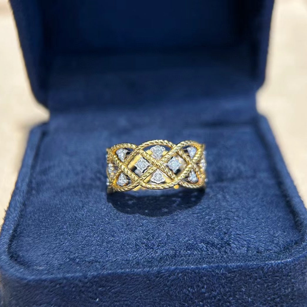 14k Gold 0.26 Ct Natural H Diamond Ring - 3